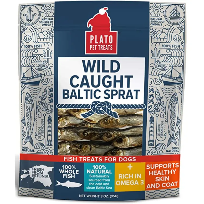 Plato Wild Caught Baltic Sprat 3 oz.