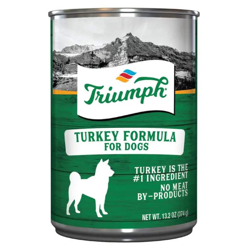 Triumph Turkey Formula Dog Food 13.2oz Can