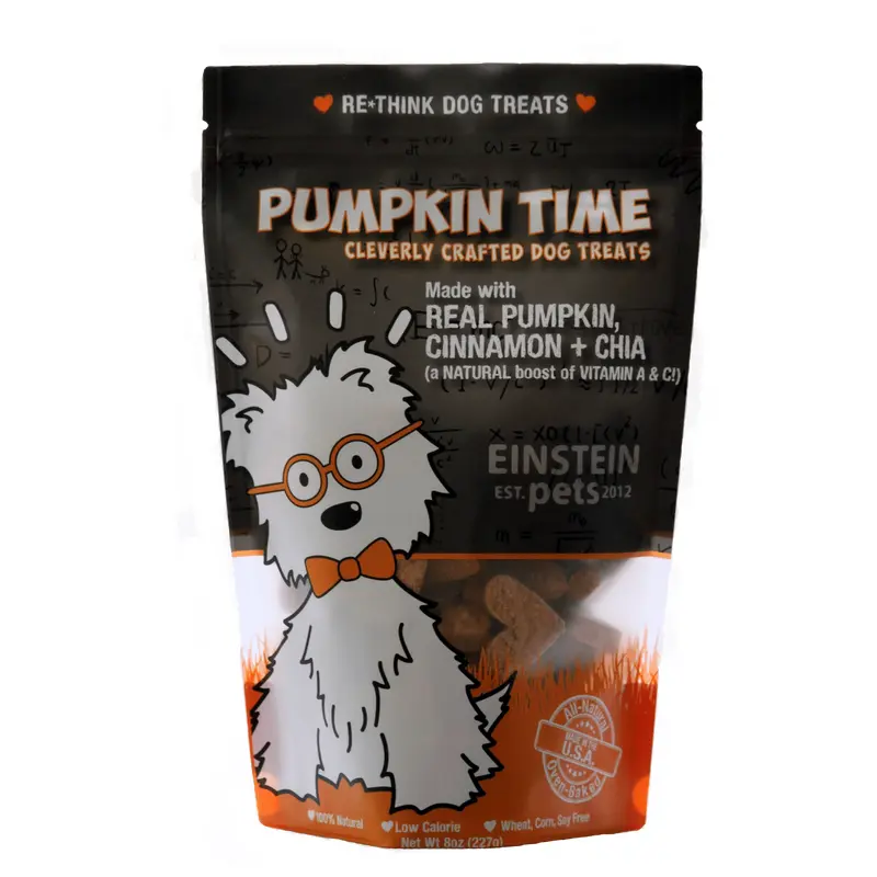 Einstein Pumpkin Time Dog Treats 8oz