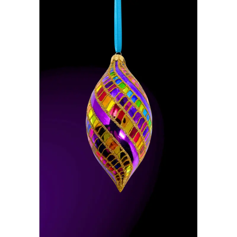 High Stakes Spinner Glass Ornament
