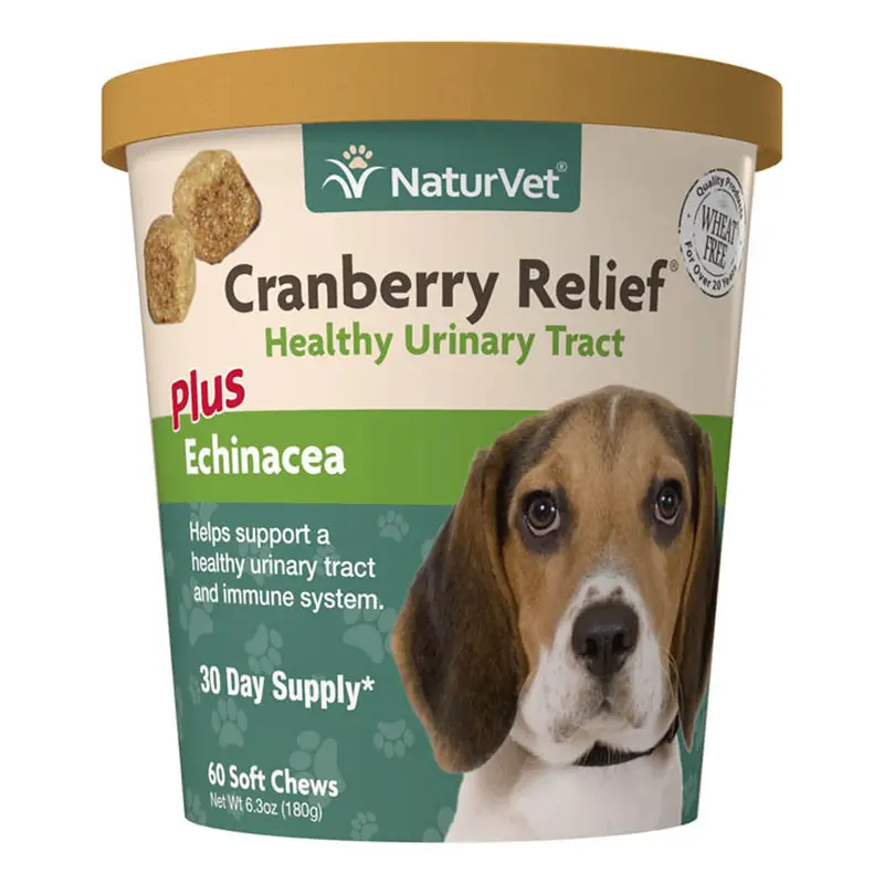 Naturvet Cranberry Relief with Echinacea 60 Soft Chews