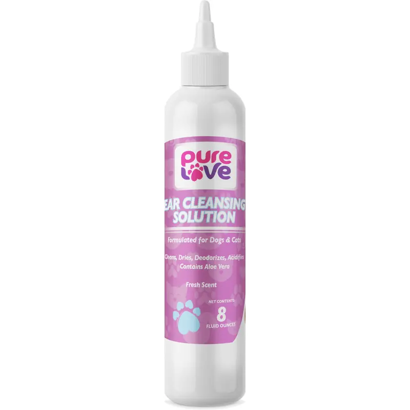Pure Love Ear Cleaning Solution-Fresh Scentfor Dogs and Cats