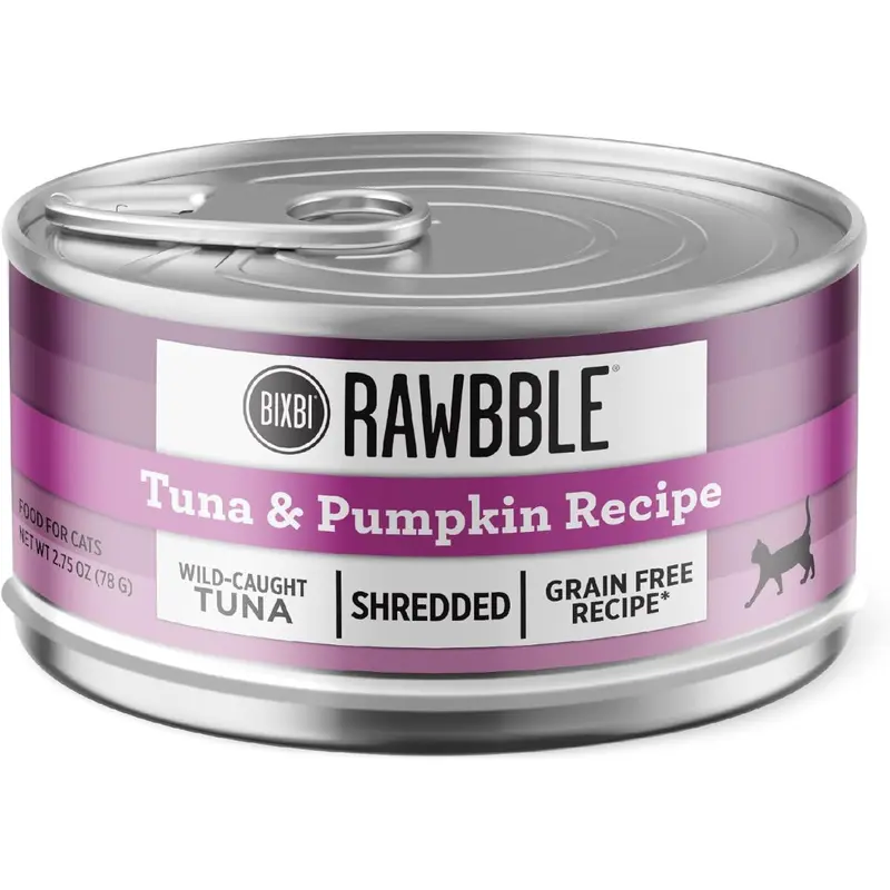 Bixbi Rawbble Shredded Tuna & Pumpkin Wet Cat Food 2.75oz