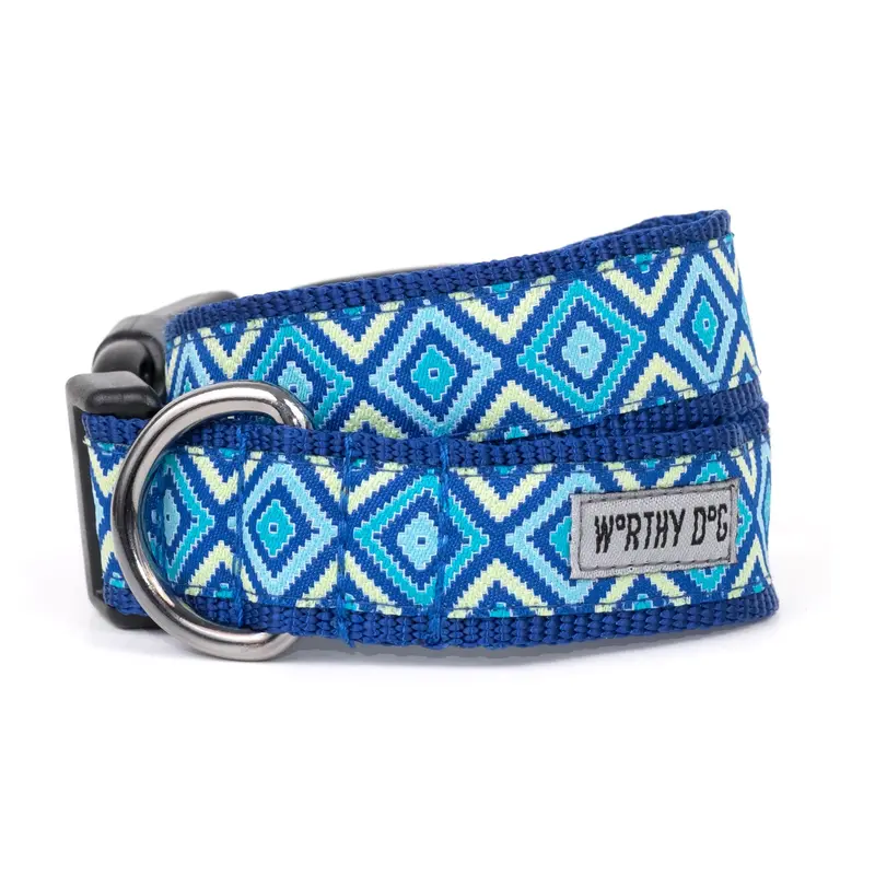 The Worthy Dog Graphic Diamond Collar