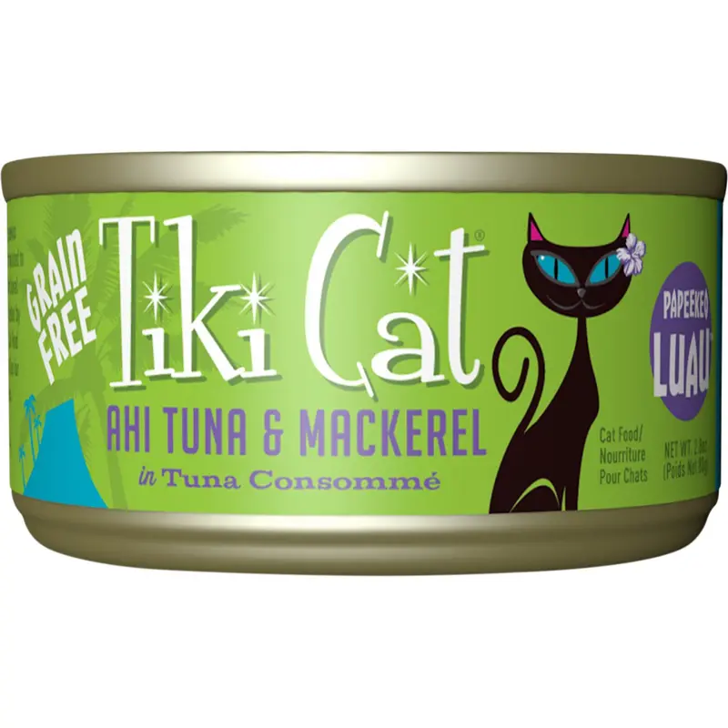 Tiki Cat Luau Ahi Tuna & Mackerel in Tuna Consomme