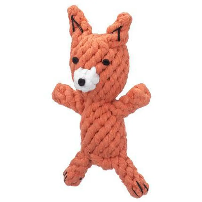 Jax & Bones Dog Toy Wool Red Fox 11"
