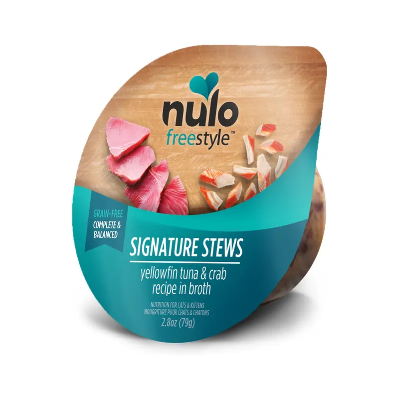 Nulo Freestyle 2.8oz Cat Food Stew Tuna and Crab