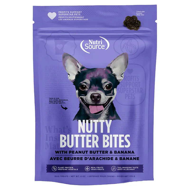 Nutrisource Nutty Butter Bites 6oz Banana