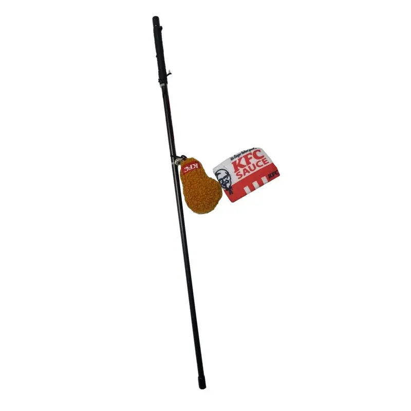 Spot Ethical Pet Cat Toy Kentucky Fried Chicken Sauce Pack & Drumstick Wand With Catnip