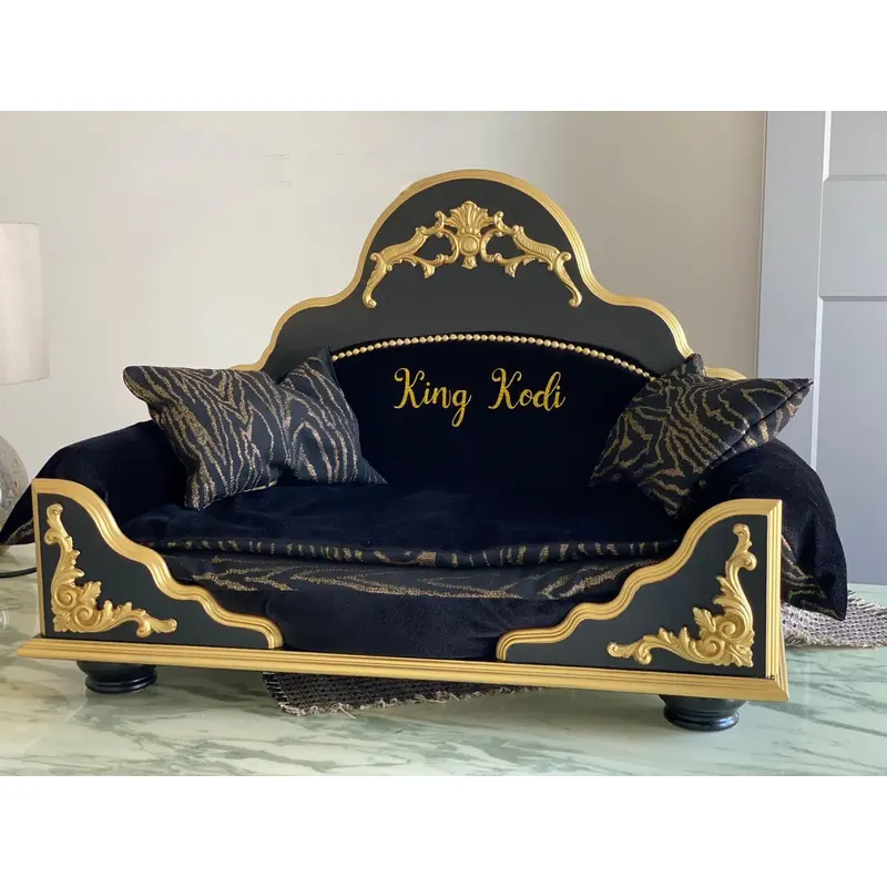 Luxury Dog Bed, Grace Kelly: Black