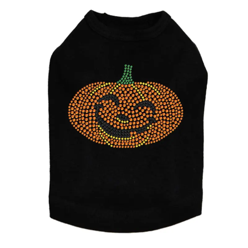 Smiling Jack-o-lantern - Dog Tank