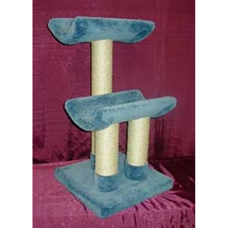 Aruba Cat Furniture #6 37in Two Tier Curved Top with Sissal Scratcher