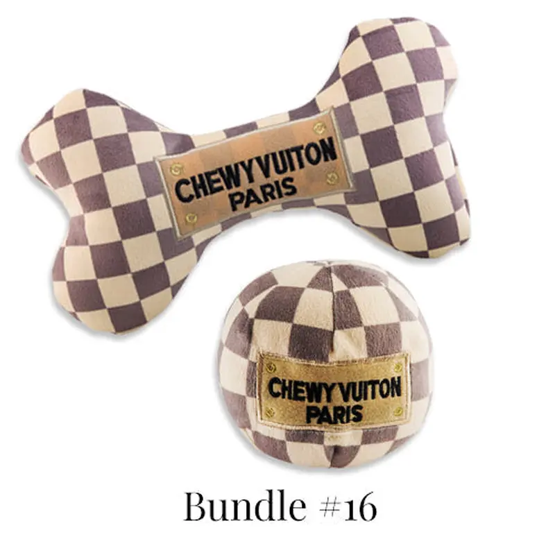Keep Calm & Chewy Vuiton (Checker)