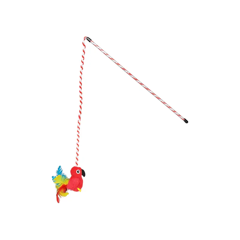 Multipet Cat Toy Margaritaville Parrot Wand 18in
