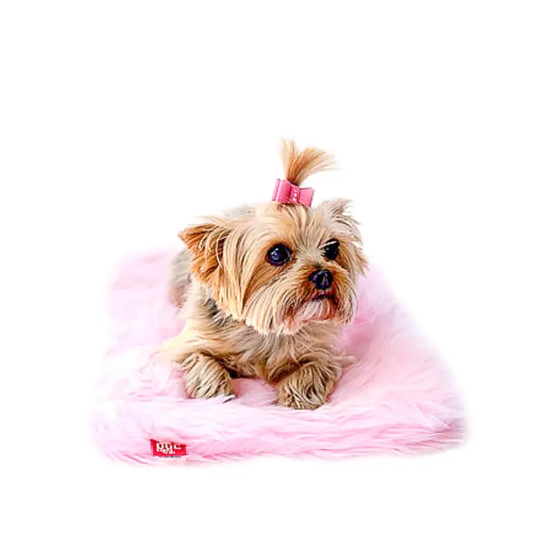 Crate Liner, PInk Shag Plush