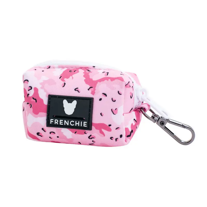 Frenchie Poo Bag Holder - Desert Camo (Pink)