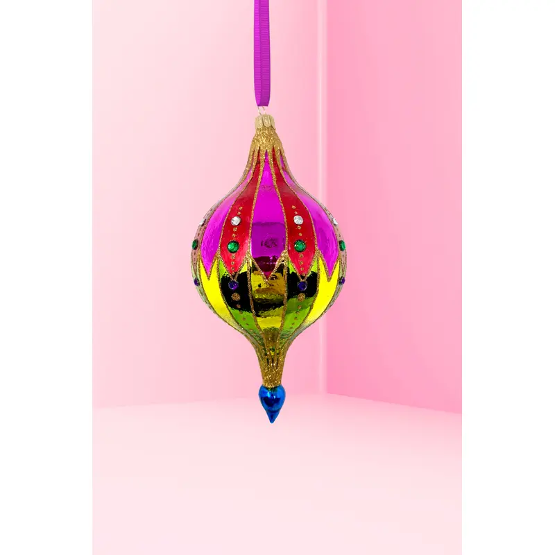 Rosie's Balloon Polish Glass Bauble