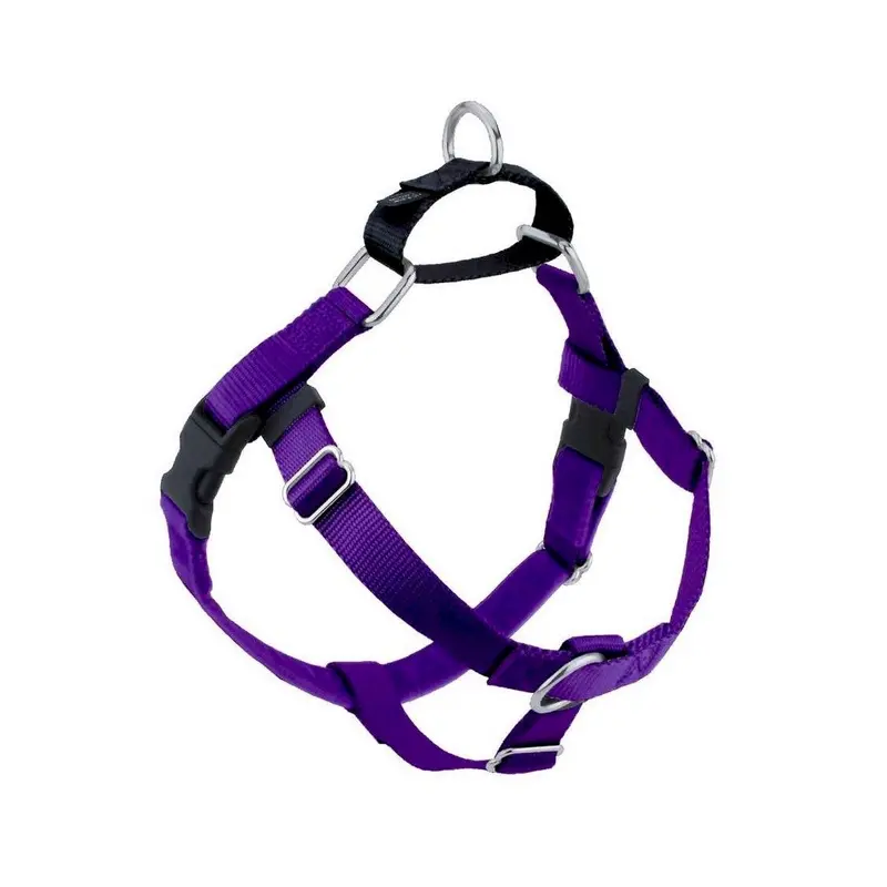 2 Hounds Design Freedom No-Pull Dog Harness - X-Large 28-32" - Purple