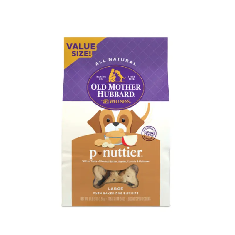 Old Mother Hubbard Crunchy Classic Natural P-Nuttier Large Biscuits Dog Treats