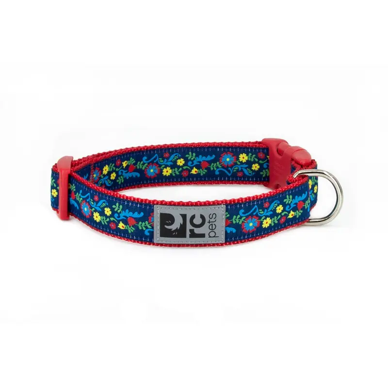 RC PETS Dog Clip Collar, Feeling Folsky, S, 3/4"/ 9" - 13"