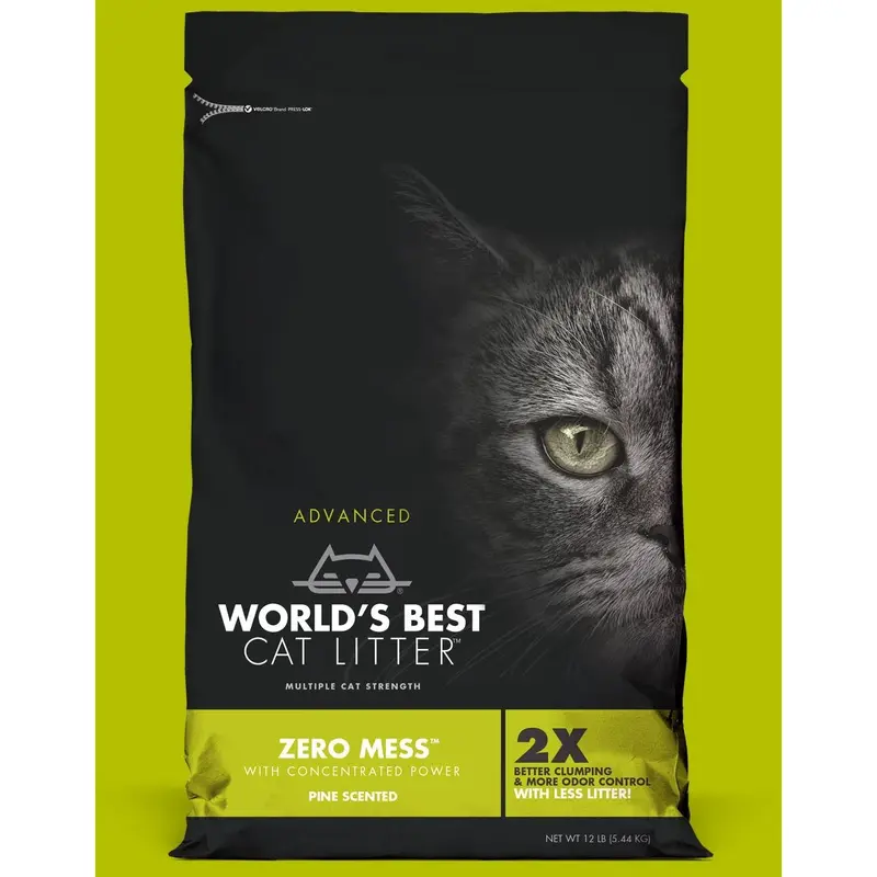 World's Best Advanced Zero Mess Pine Scented Cat Litter