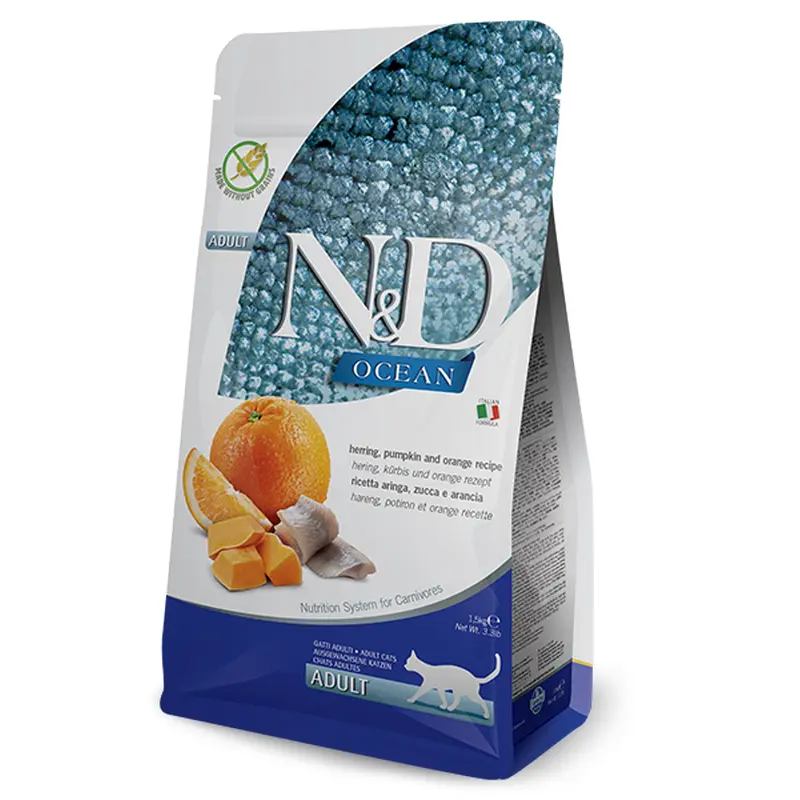 Farmina Cat N&D Ocean Herring & Pumpkin 3.3 Lb.