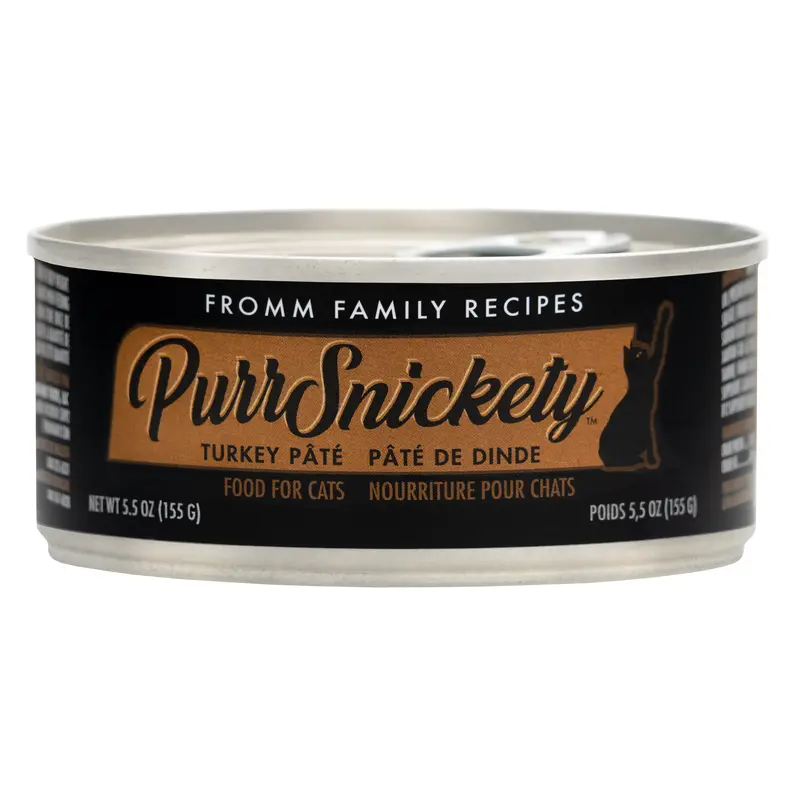 Fromm Family Recipes PurrSnickety Turkey Pt Food for Cats 5.5 oz