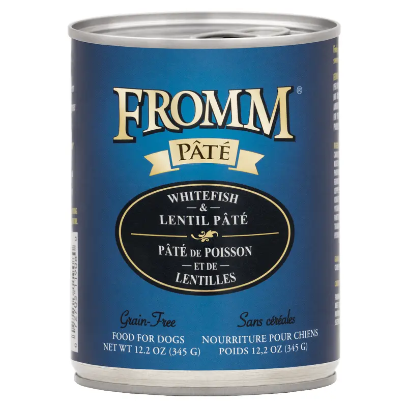 Fromm Whitefish & Lentil Pt Food for Dogs 12.2 oz