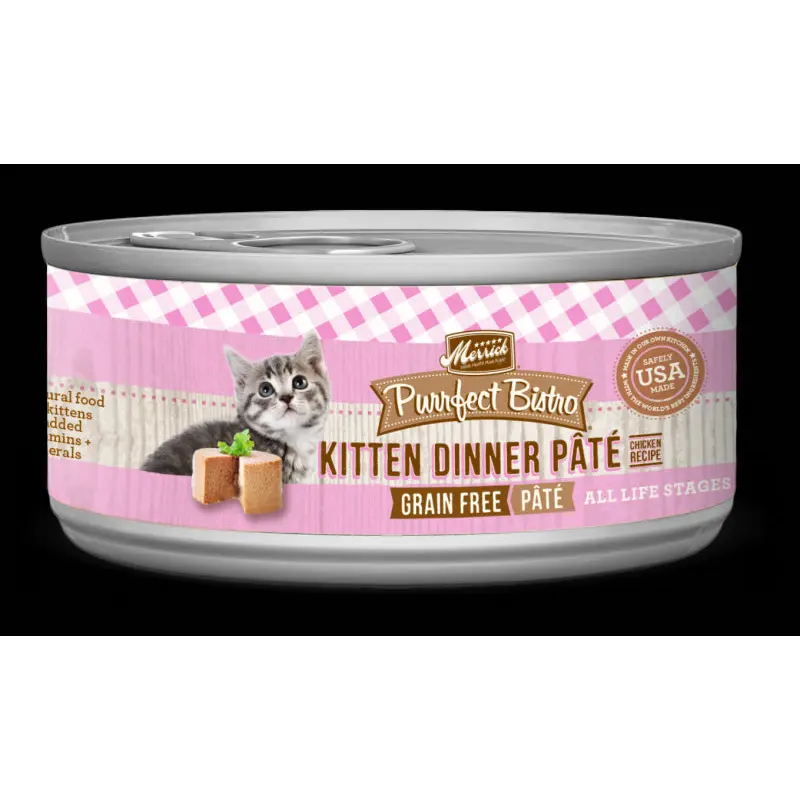 Merrick Perfect Bistro Kitten Dinner Pate, 5.5 Oz