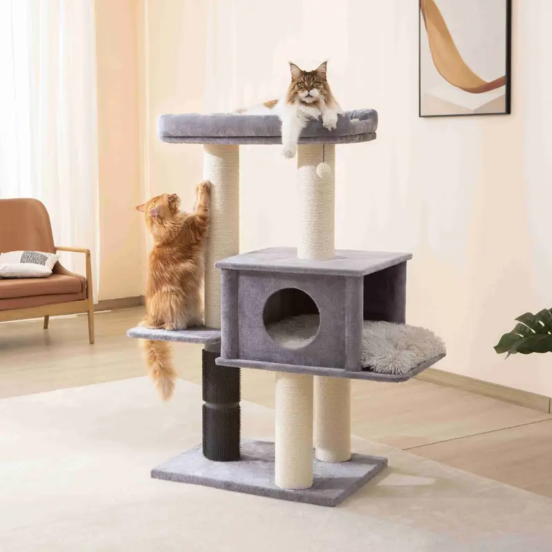 PetPals 57 Lulu Grand Cat Tree  Built for Big Cats