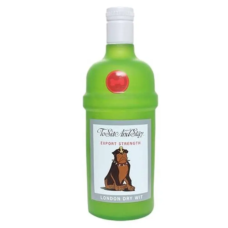 Silly Squeakers  Liquor Bottle - To Sit and Stay