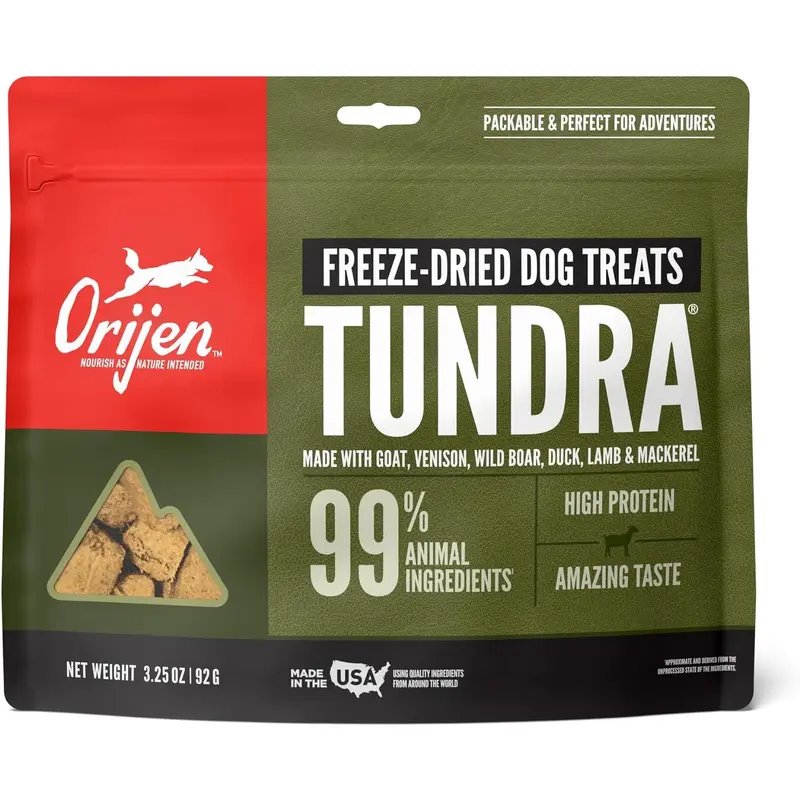 Orijen Tundra Freeze Dried Dog Treats (3.25oz)