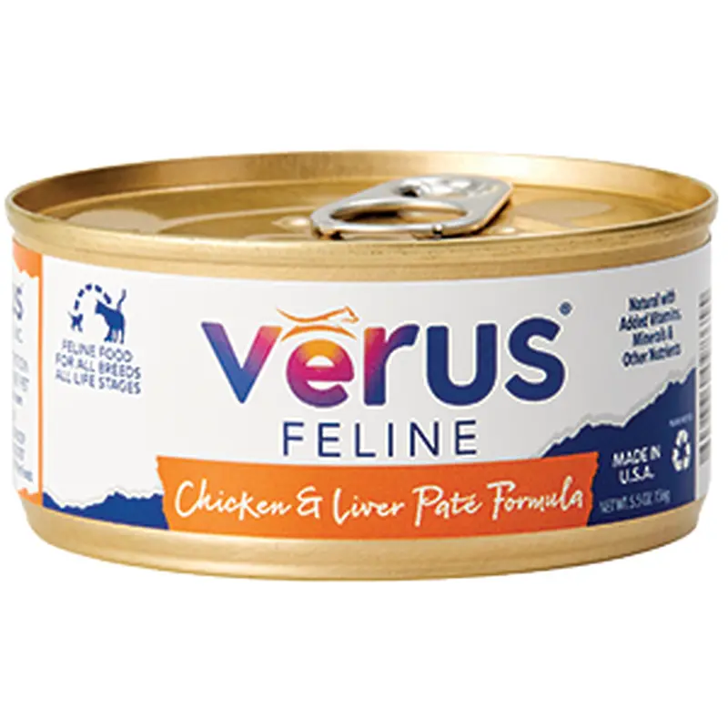 Verus Feline Chicken & Liver Pt Formula Grain-Inclusive Canned Cat Food