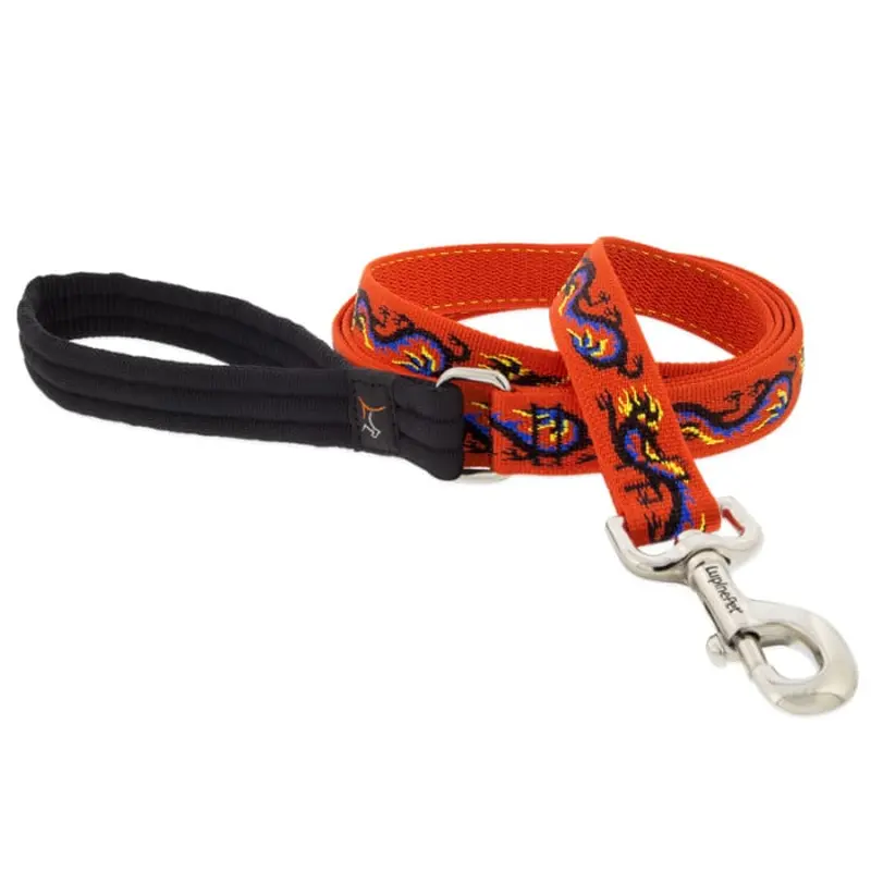 Lupine Pet Dog 6 Ft Long 1 In Leash Microbatch Lucky Dragon