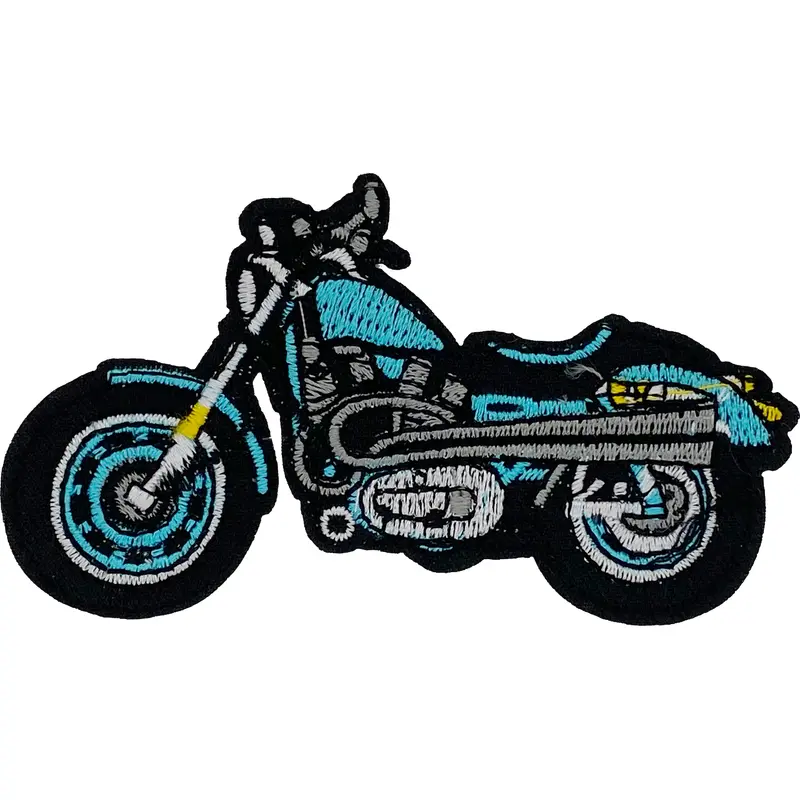 Motorcycle (Turquoise) - Patch