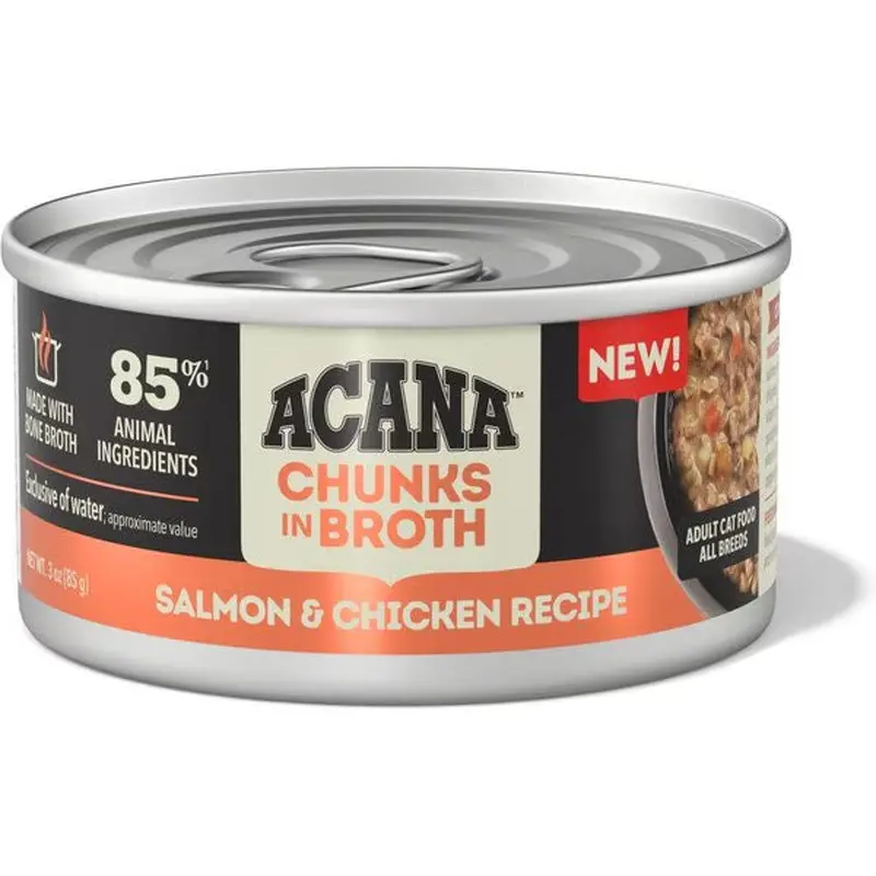 Acana Cat Grain Free Chunk Salmon & Chicken Wet Food (3oz)