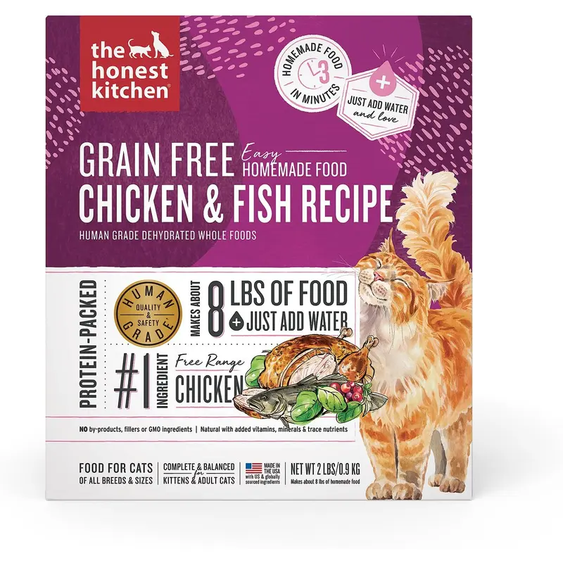 Honest Kitchen Cat Dehydrated Grain-Free Chicken & Fish Recipe