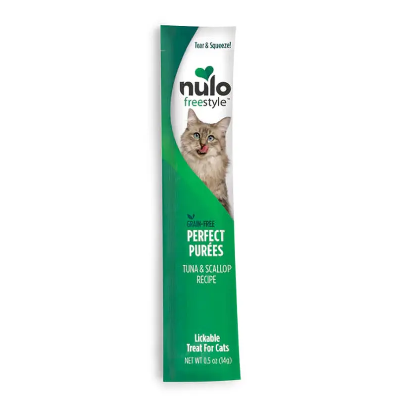 Nulo, FreeStyle Perfect Puree Tuna & Scallop Lickable Cat Treat.5 oz