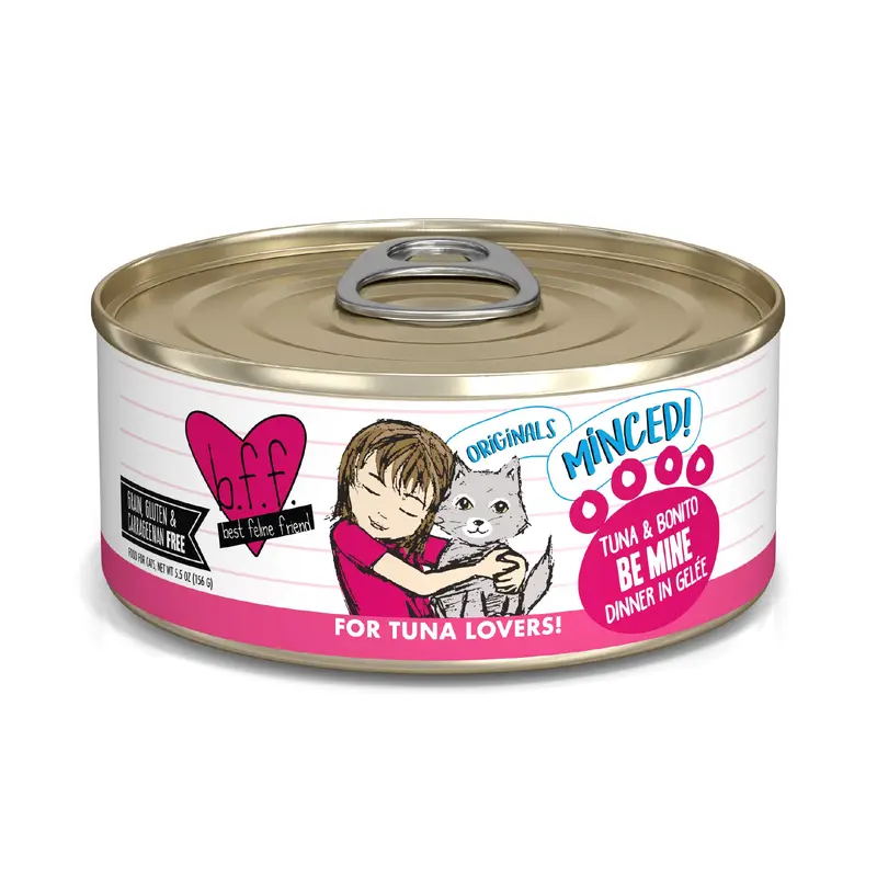 Weruva B.F.F. Originals 5.5oz Canned Cat food Tuna & Bonito Be Mine