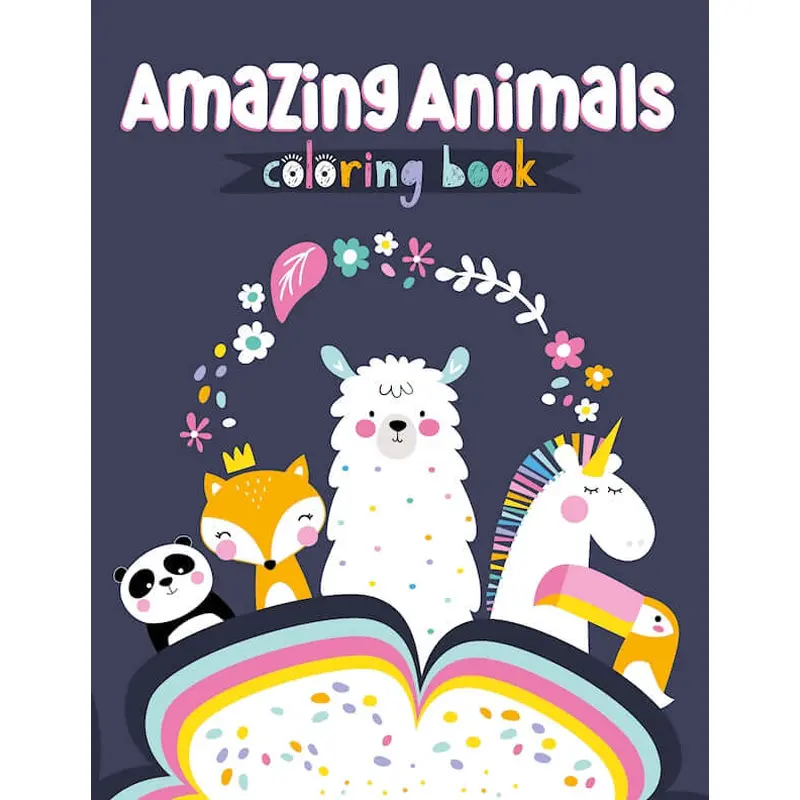 Amazing Animals Coloring Book