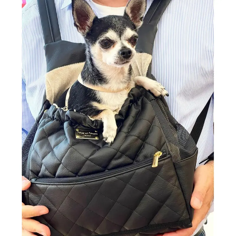 Dog Pouch Carrier - Black