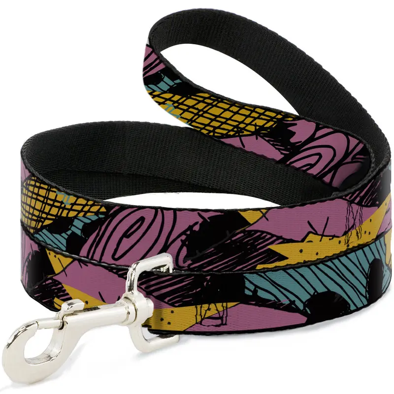 Dog Leash - Nightmare Before Christmas Sally Dress Patchwork