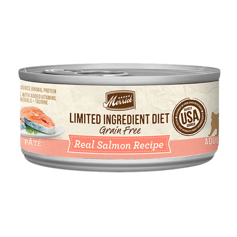 Merrick Limited Ingredient Diet Grain Free Salmon Wet Cat Food (5oz)