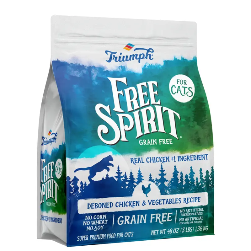 Triumph Free Spirit Grain Free Chicken And Vegetable Recipe Dry Cat Food