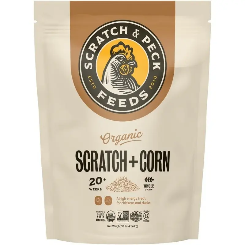 Scratch & Peck Organic Scratch + Corn 10lb