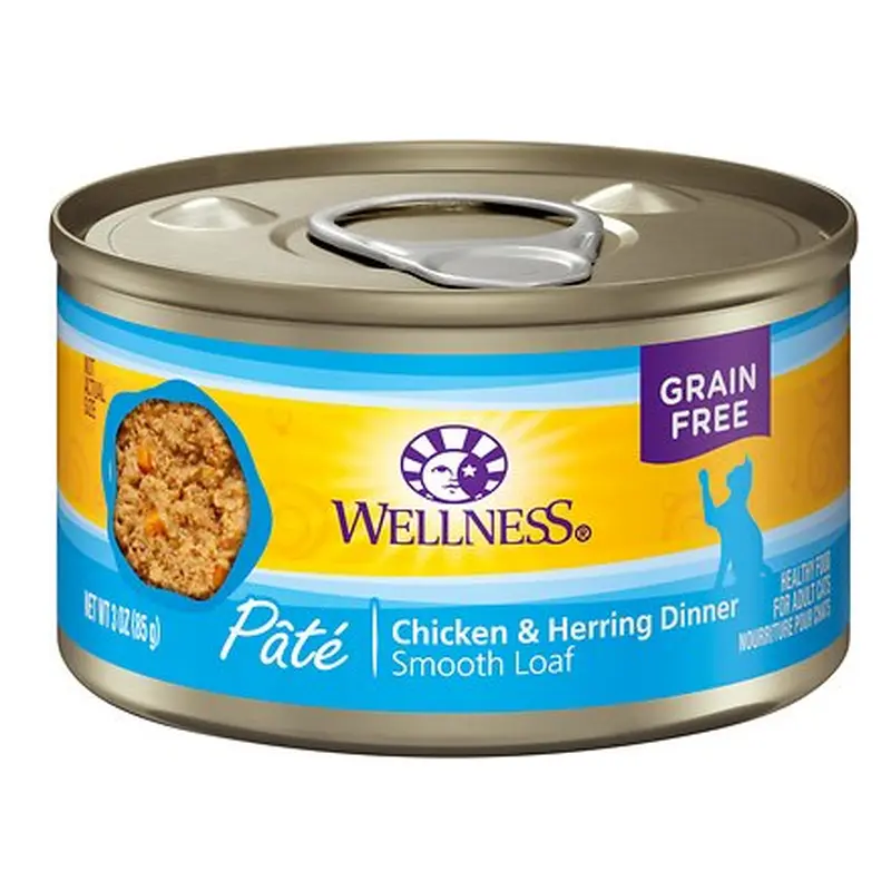 Wellness Adult Cat Chicken & Herring Formula