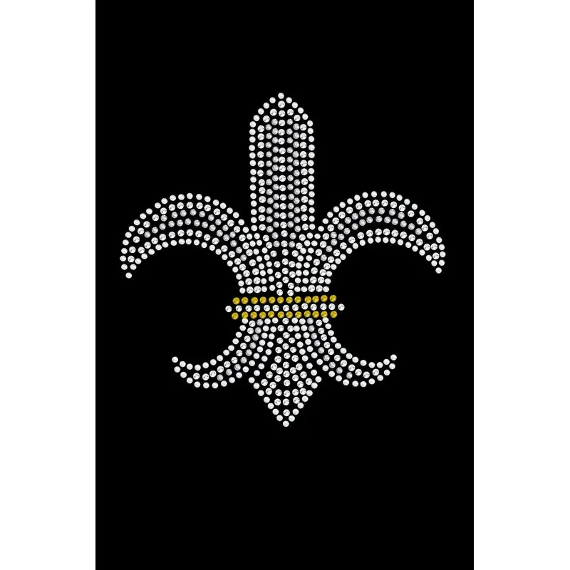 Fleur de Lis (Rhinestones & Nailheads) - Bandanna