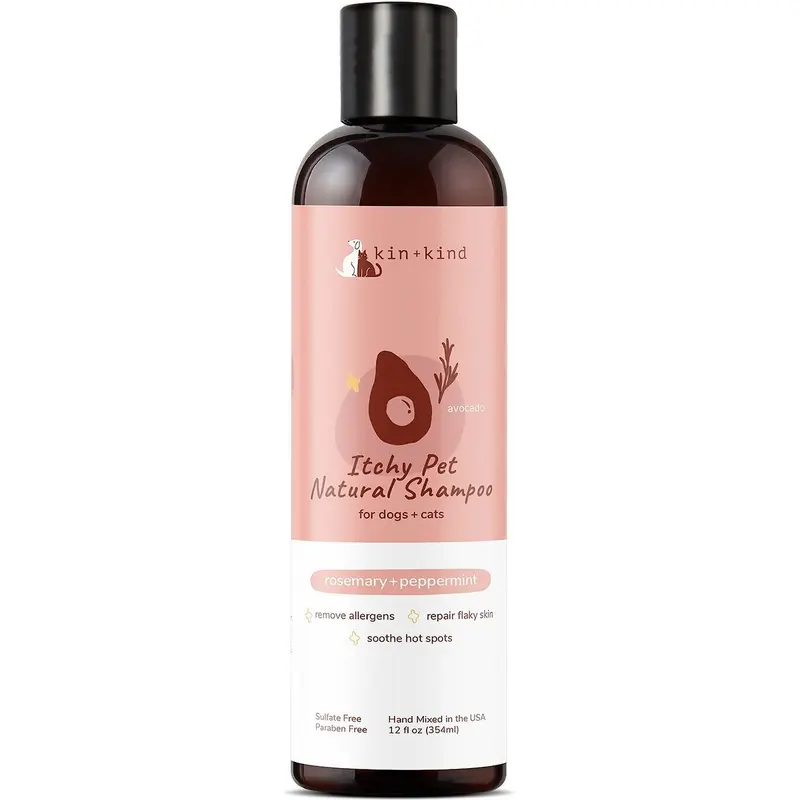 Kin + Kind Itchy Dog Shampoo with Rosemary & Peppermint 12 oz.