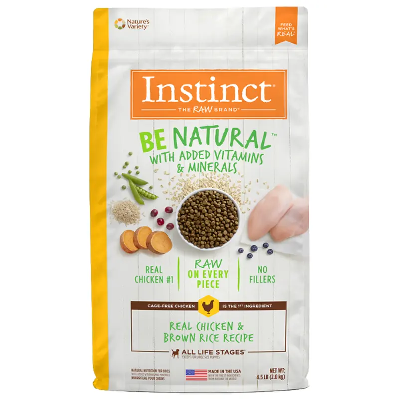 Instinct Dog Be Natural Real Chicken & Brown Rice 4.5lb