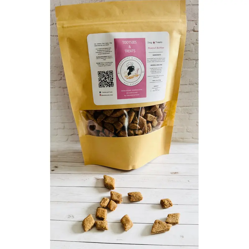 Tootsies & Treats Peanut Butter Training Bites (6oz)